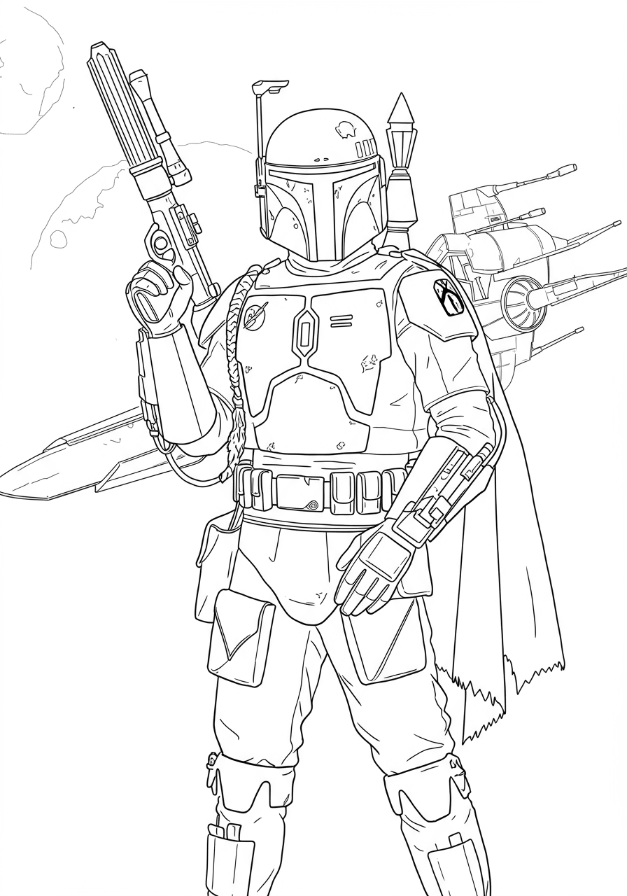 Boba Fett in armor