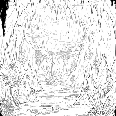 A coloring page for the Dragons category