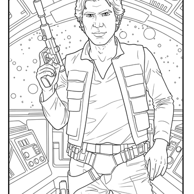 A coloring page for the Star Wars category