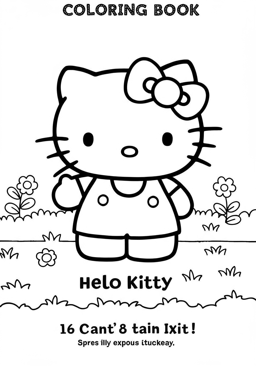 Hello Kitty simple pose