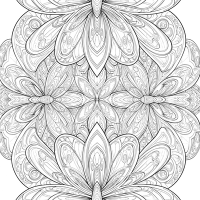 A coloring page for the Butterfly Kaleidoscope Mandalas category