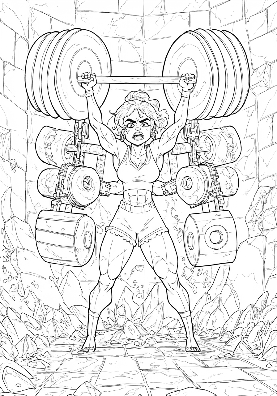 Intricate Luisa strength feats