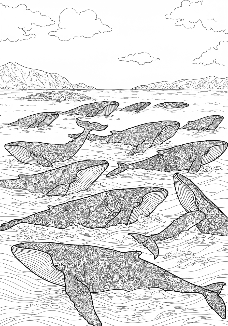 Intricate whale migration