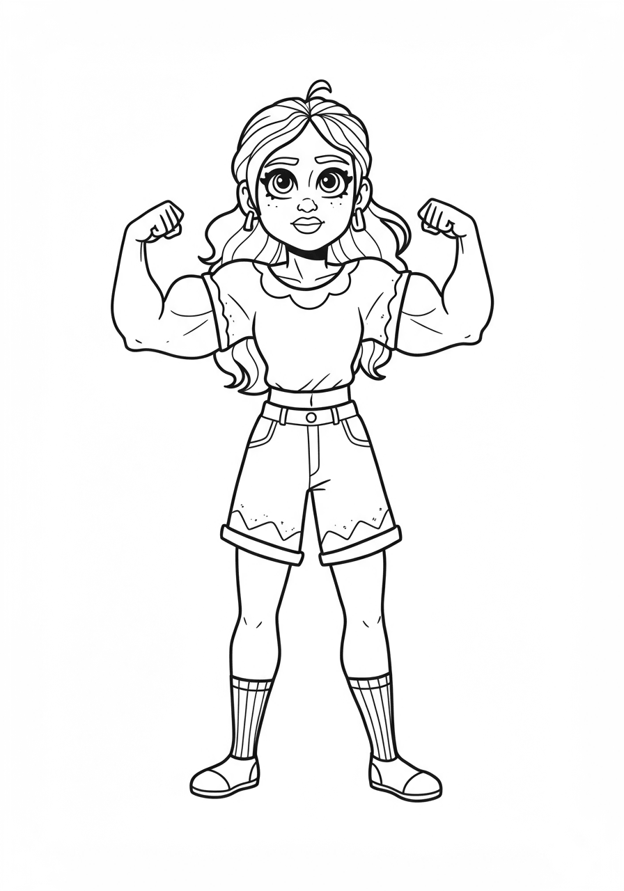 Luisa simple pose