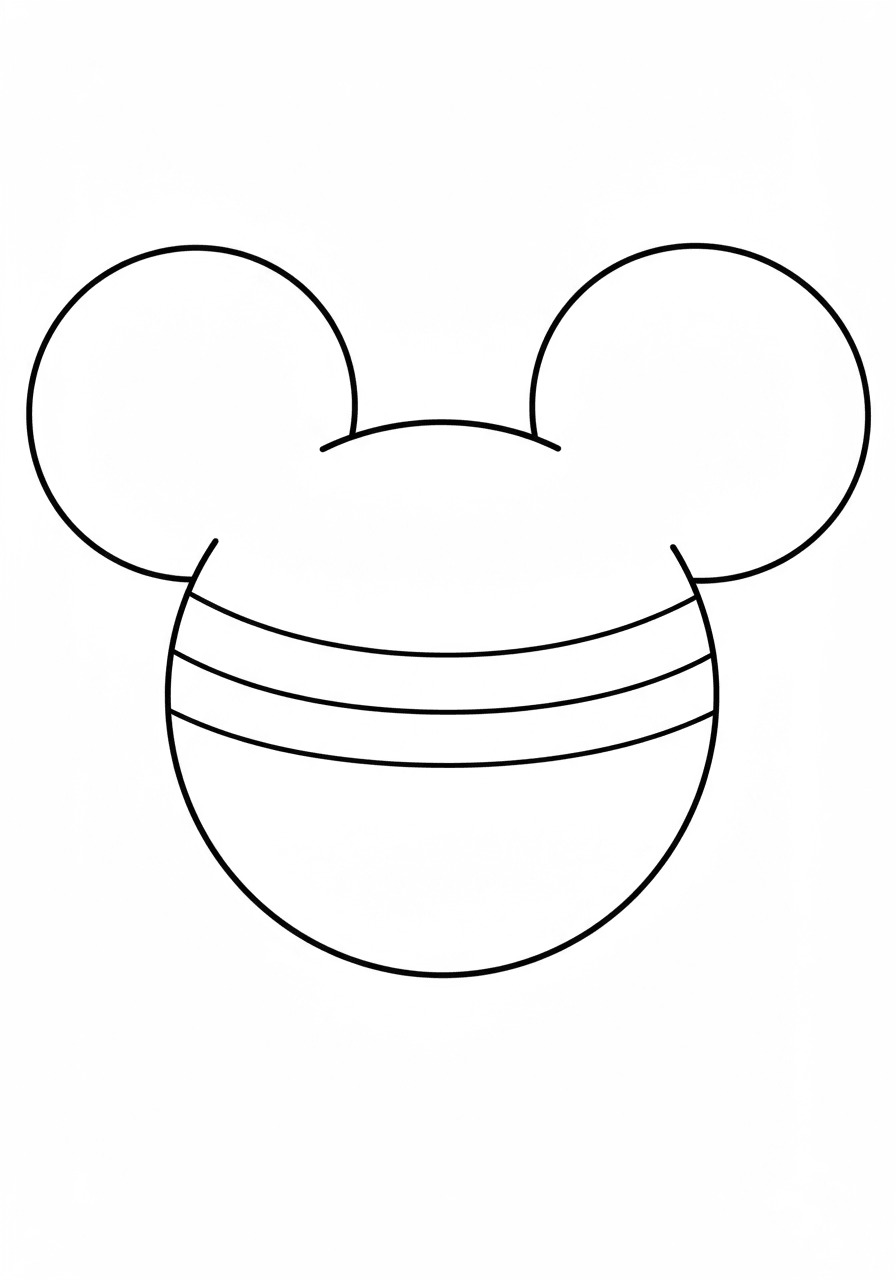 Mickey Mouse icon simple