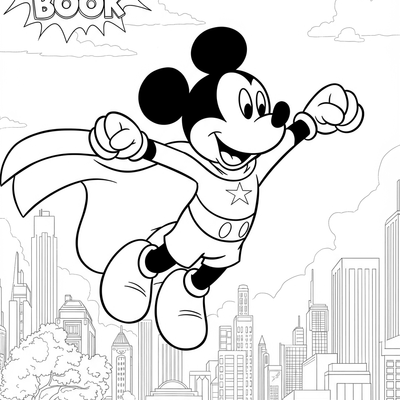 Mickey Mouse as superhero