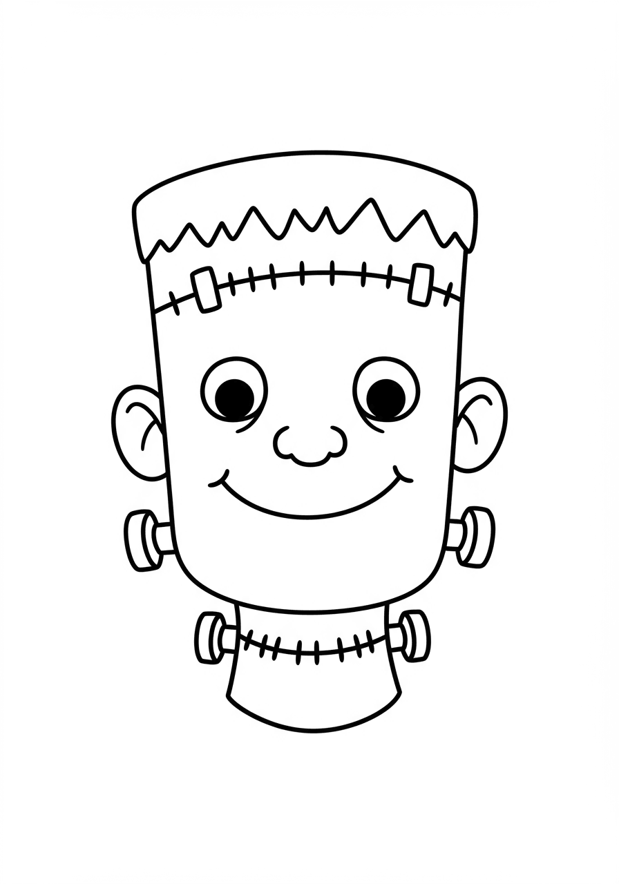 Simple Frankenstein head