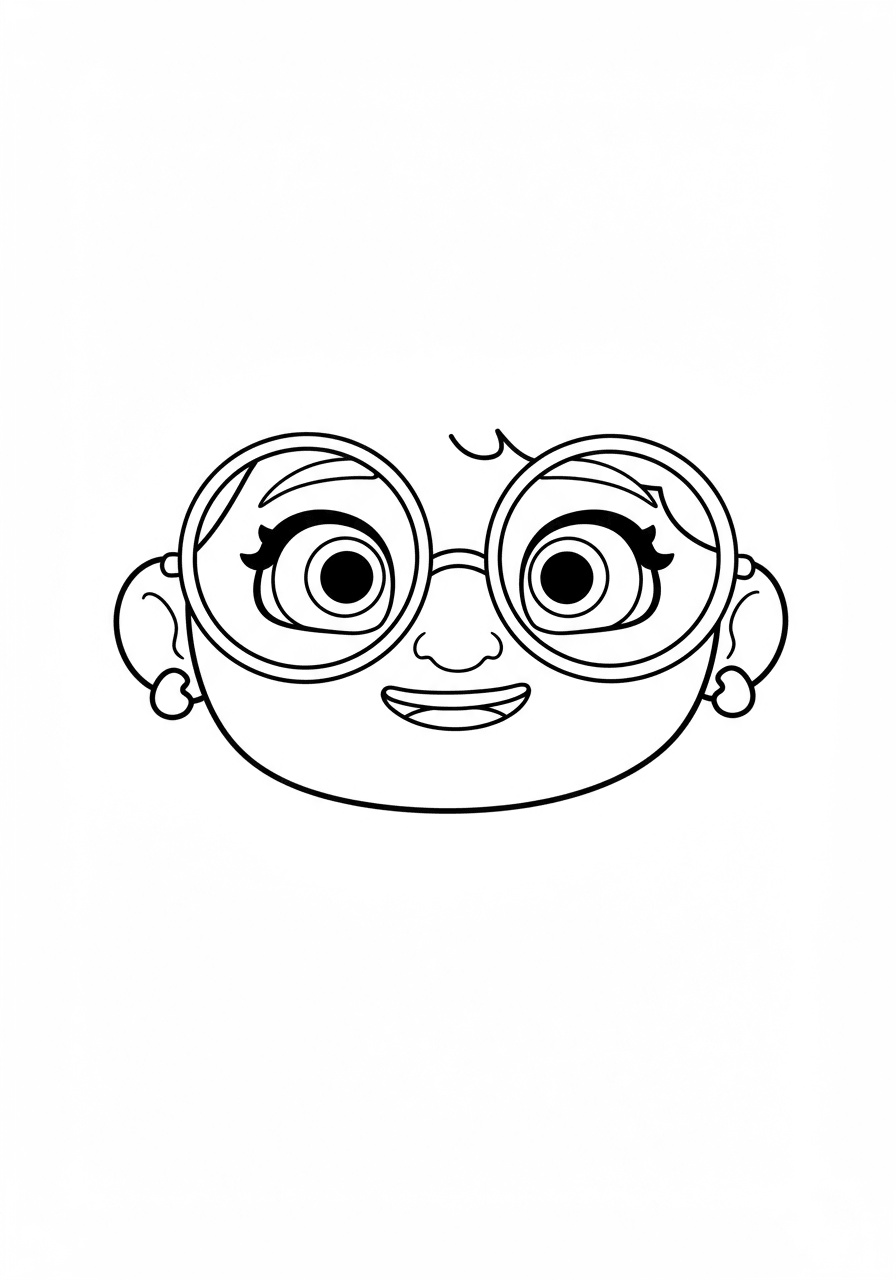 Toddler Mirabel face simple