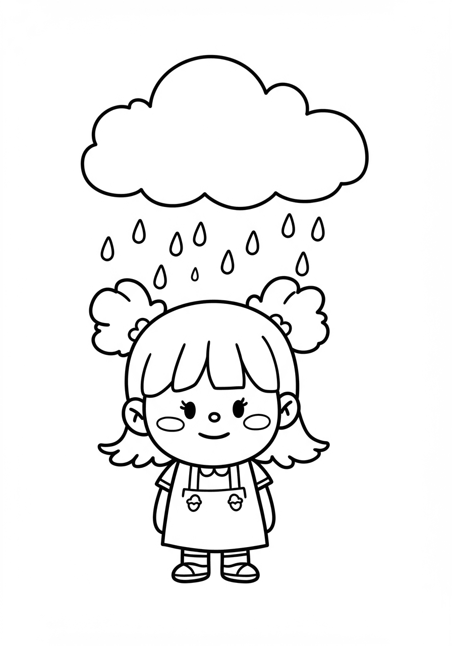 Toddler Pepa simple cloud