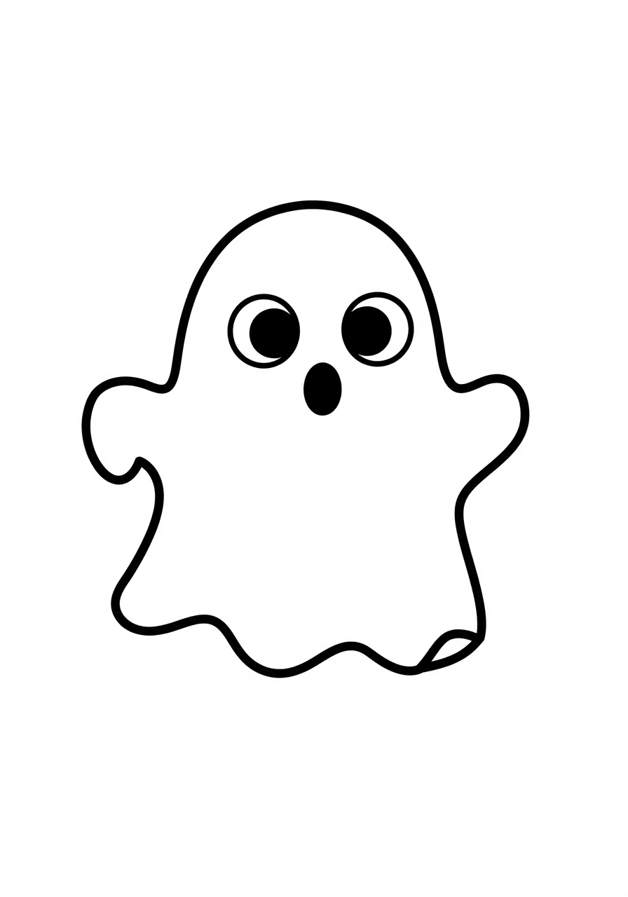 Toddler simple ghost