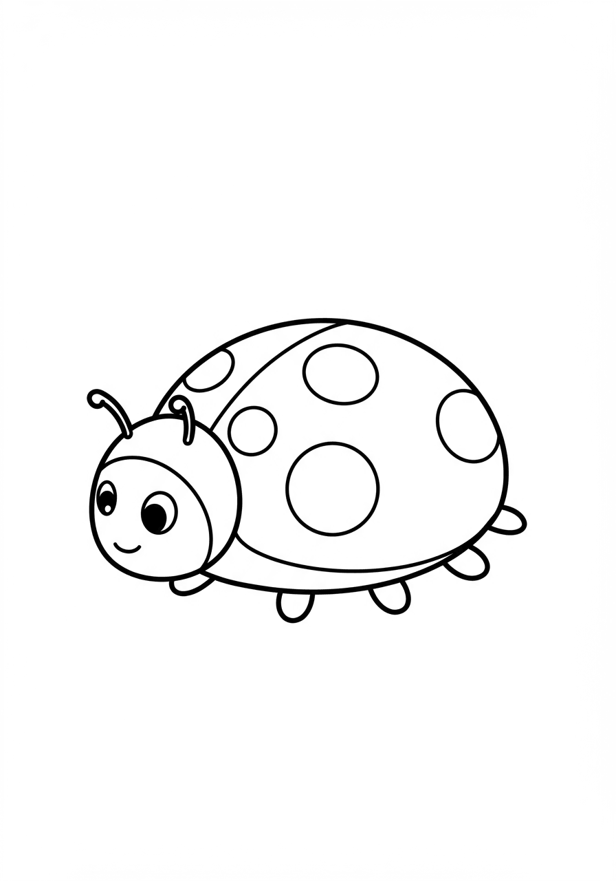 Toddler simple ladybug