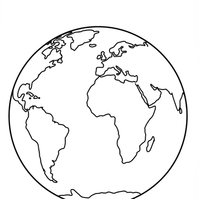 A coloring page for the Toddler Planet Earth category