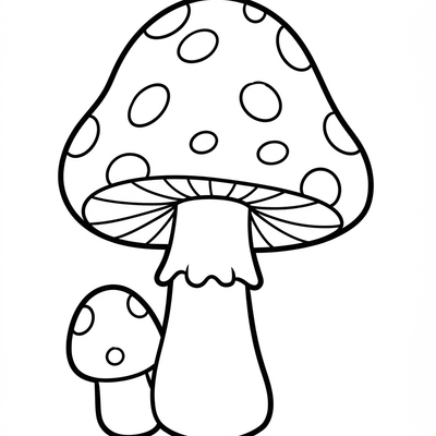 Toddler simple toadstool