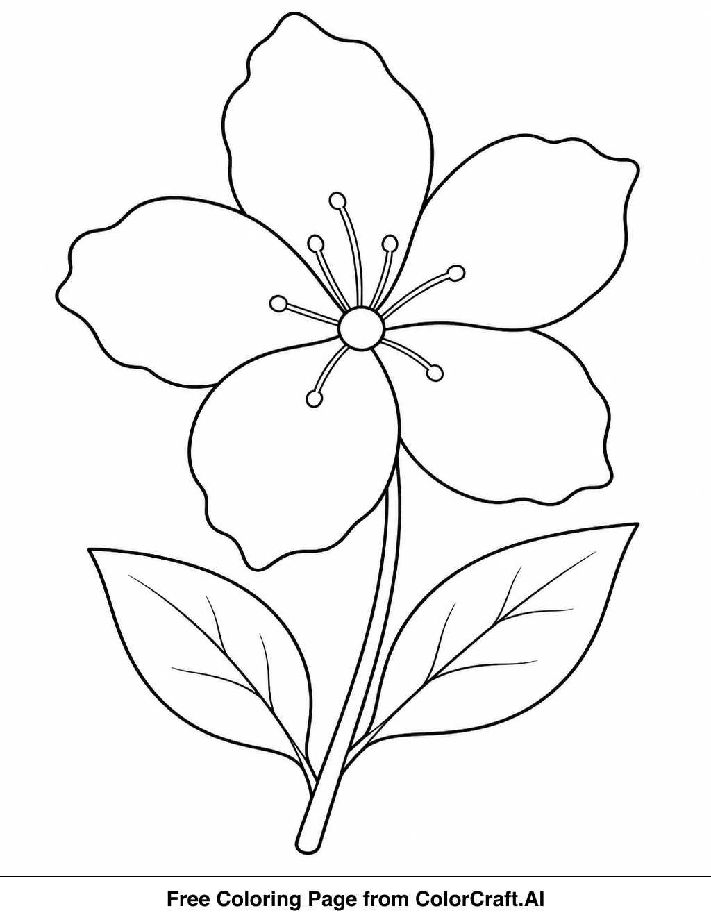 Line art drawing of the character Isabela from Encanto holding a large, detailed flower.