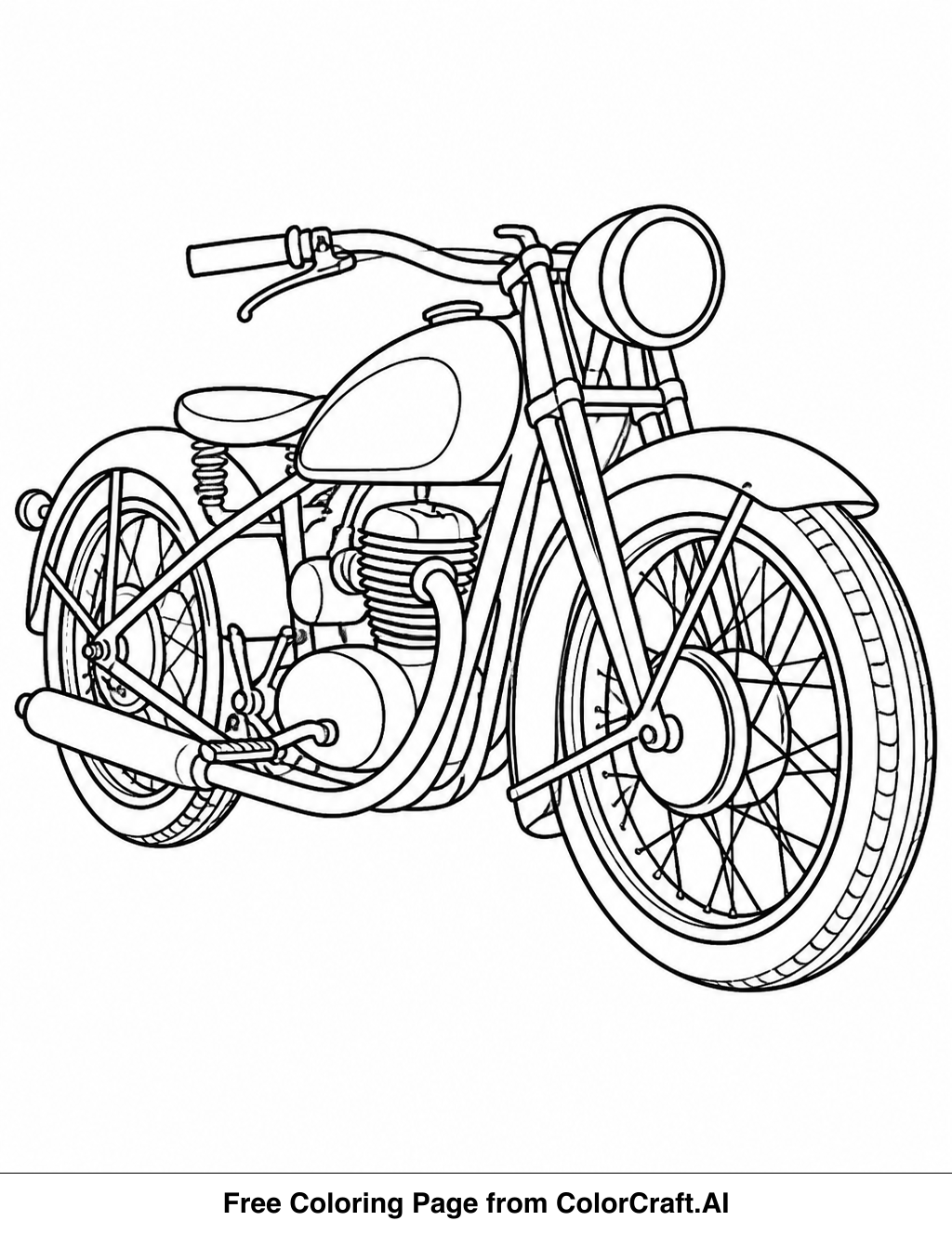Vehicles coloring pages